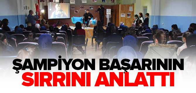 Kayaalp, Başarının Sırrını Anlattı