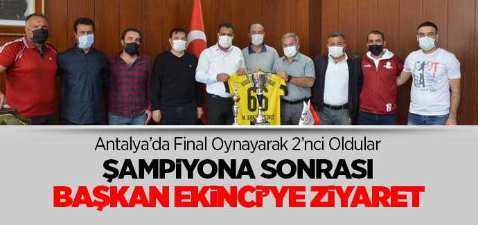 Sorgun Gençlik Veteranları Başkan Ekinci'yi ziyaret etti