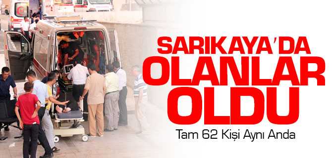 Sarıkaya'da Gıdadan 62 Kişi Zehirlendi