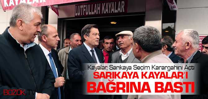 Sarıkayalılar Kayalar'ı Bağrına Bastı