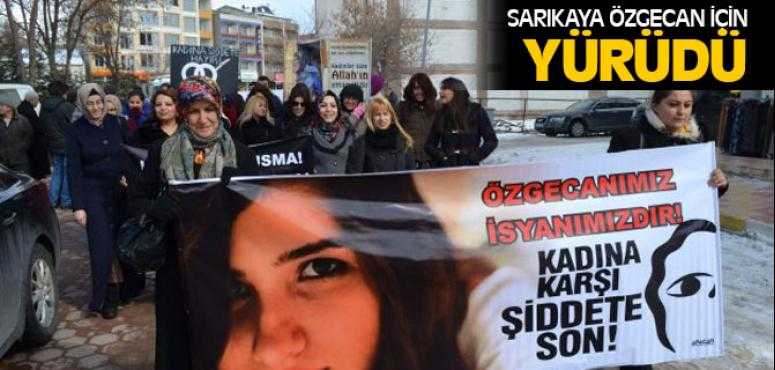 Sarıkaya'da Özgecan Arslan İçin Yürüdüler Kadına Şiddete Hayır
