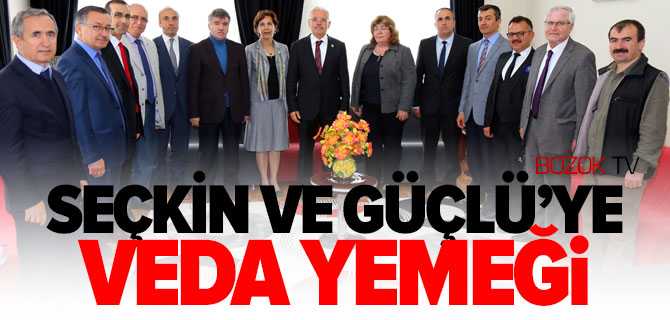 Seçkin ve Güçlü'ye Veda Yemeği