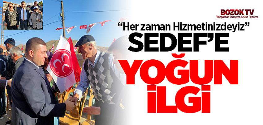 MHP Yozgat Milletvekili Sedef'e Yozgat'ta yoğun ilgi