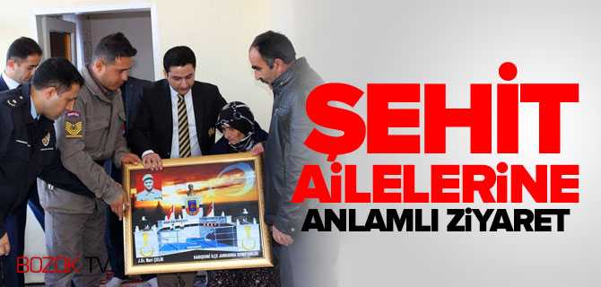Şehit Ailelerine Anlamlı Ziyaret