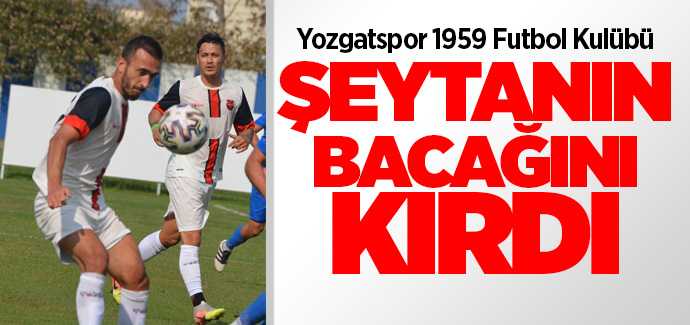 Yozgatspor 1959 FK Çengelköyspor'u 2-0 mağlup etti