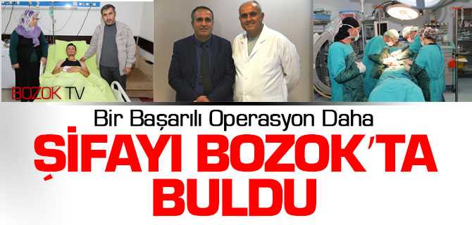Şifayı Bozok'ta Buldu