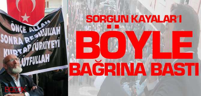 Sorgun Kayalar'ı Böyle Bağrına Bastı