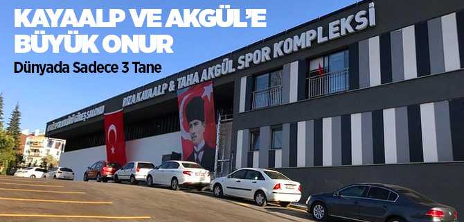 Rıza Kayaalp ve Taha Akgül spor kompleksi açıldı