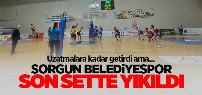 Sorgun Belediyespor evinde İnegölspor'a 3-2 yenildi
