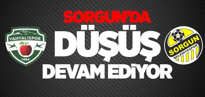 Sorgun Belediyespor Yahyalıspor'a Mağlup Oldu