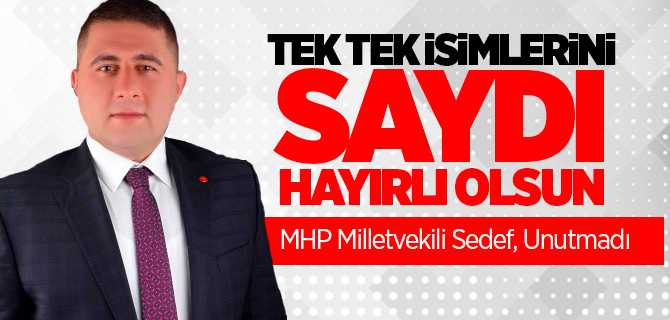 Milletvekili Sedef, MHP'li Belediye Başkanların birinci yılını kutladı