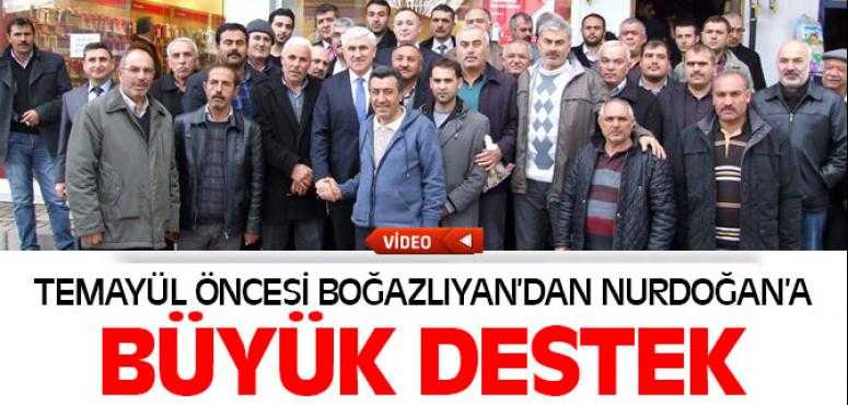 Temayül Öncesi Boğazlıyan'dan Nurullah Nurdoğan'a Büyük Destek