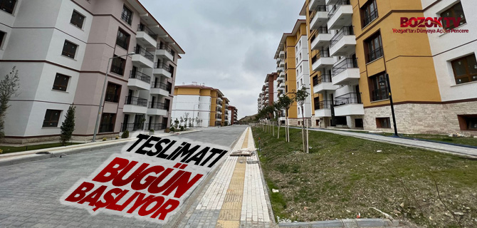 TOKİ konutlarının teslimatı bugün başlıyor.