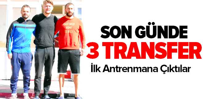 Yozgatspor Kadrosuna 3 Oyuncu Kattı