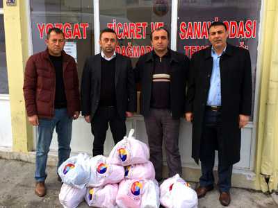 Akdağmadeni TSO'dan Yardım