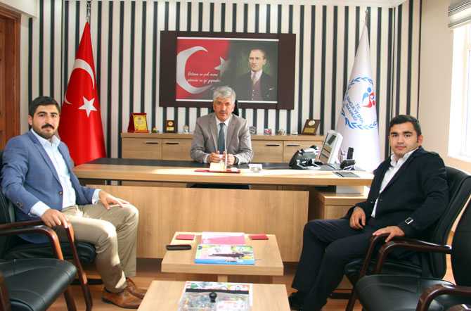 TÜGVA İl Temsilcisi Şimşek Gençlik Spor İl Müdürü Güneşer'i Ziyaret Etti