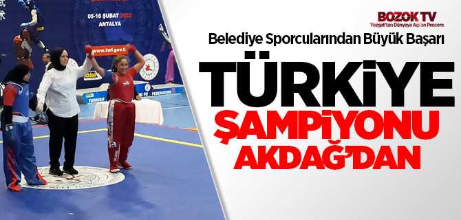 Akdağmadeni Belediye sporcularından büyük başarı