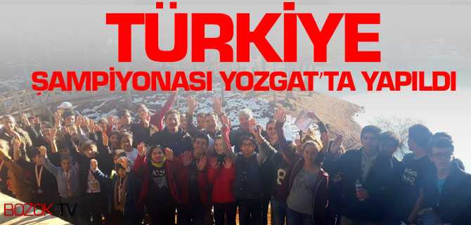 Oryantiring Türkiye Şampiyonası Yozgat'ta Yapıldı