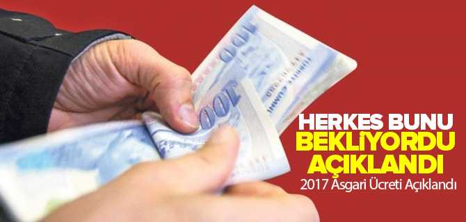 Asgari Ücret Belirlendi