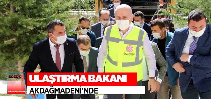 Ulaştırma ve Altyapı Bakanı Karaismailoğlu Akdağmadeni'nde