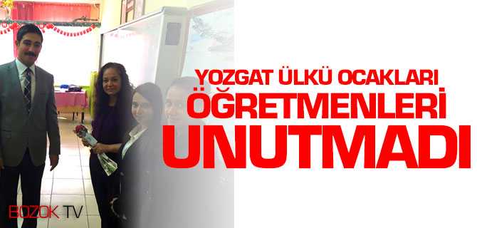 Yozgat Ülkü Ocakları Öğretmenleri Unutmadı