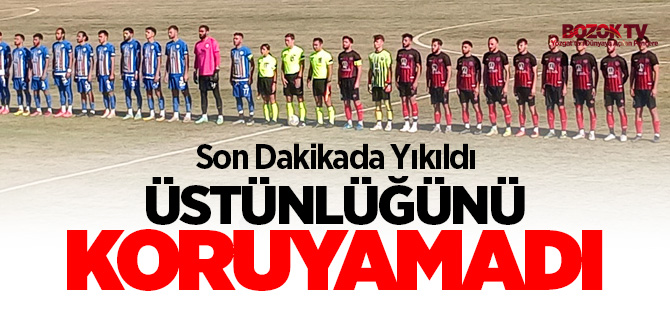 Yozgatspor 1959 FK elindeki fırsatı tepti