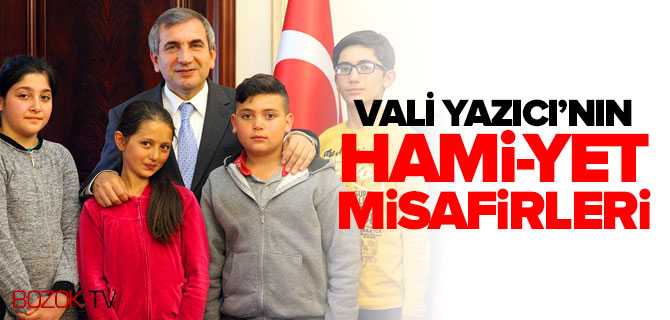 Vali Yazıcı'nın Hami-yet Misafirleri