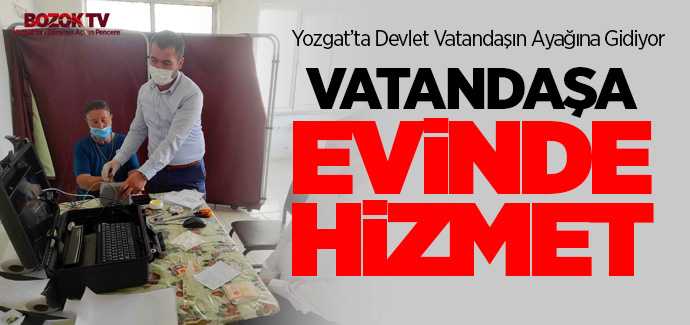 Yozgat'ta Gezici Kayıt Terminali uygulaması başladı