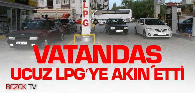 Vatandaş Ucuz LPG'ye Akın Etti