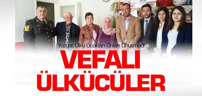 Yozgat Ülkü Ocakları Onları Unutmadı
