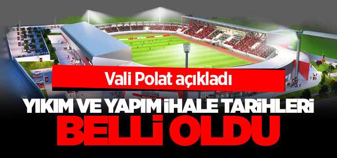 Yozgat Şehir Stadyumu için harekete geçildi, tarihler belli oldu