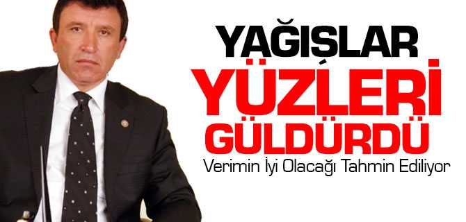 Yağışlar Çiftçinin Yüzünü Güldürdü