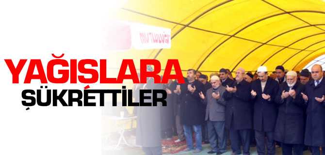 Bol Yağış Çiftçiler Şükretti