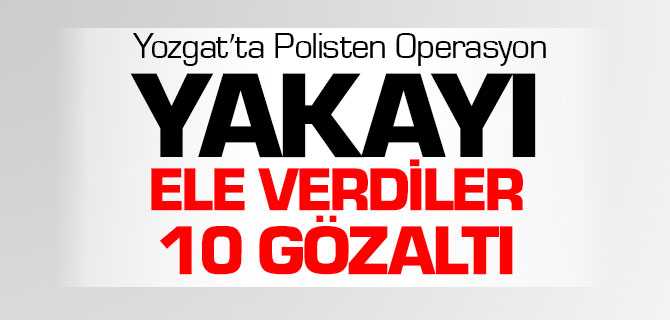 Tarihi Eser Kaçakçılarına Operasyon 10 Gözaltı