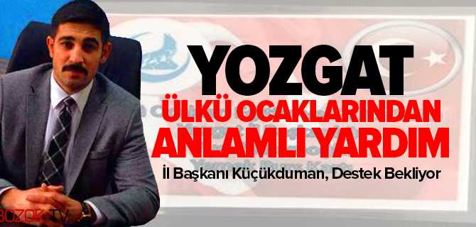 Yozgat Ülkü Ocaklarından Öğrencilere Yusuf İmamoğlu Yemek Busunu 