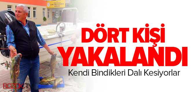 Yasak Avlanan 4 Kişi Yakalandı