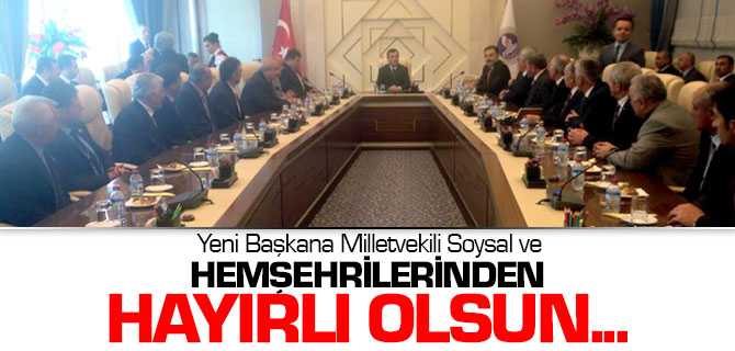 Anayasa Mahkemesi Başkanı Arslan'a Soysal ve Hemşherilerinden Ziyaret