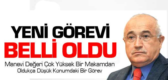 Cemil Çiçek'e Sürpriz Görev