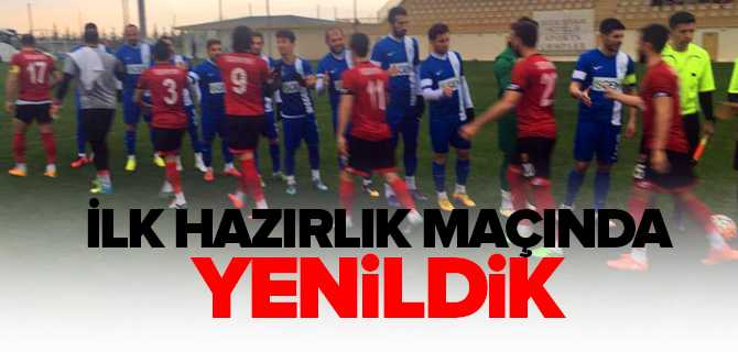 Yozgatspor İlk Hazırlık Maçında Yenildi