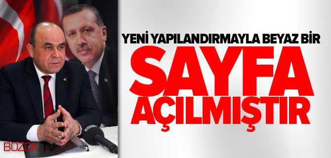 Çelik, Yeni Yapılandırmayla Beyaz Bir Sayfa Açılmıştı