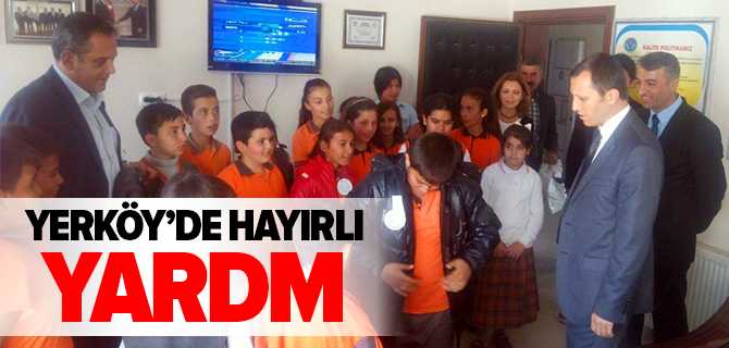 Yerköy'de 600 Öğrenciye Kırtasiye ve Giyim Yardımı Yapıldı