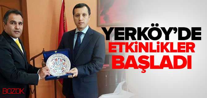 Yerköy'de Etkinlikler Başladı