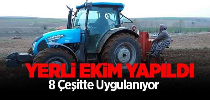 Yozgat'ta yerli patates çeşitleri demonstrasyonu dikimi yapıldı.