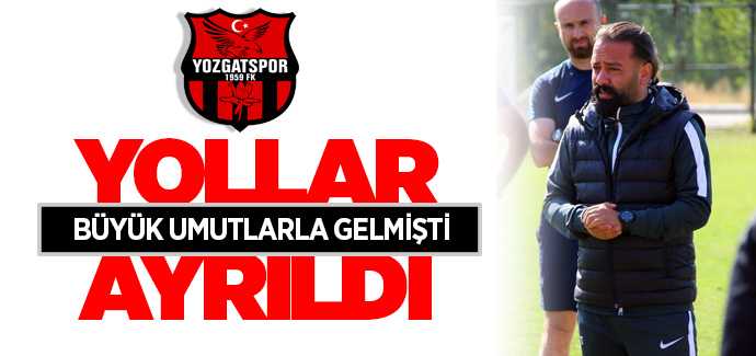 Yozgatspor 1959 FK Teknik Direktör Nihat Tinel ve ekibiyle yollarını ayırdı