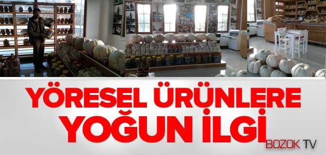 Yöresel Ürünlere Büyük İlgi