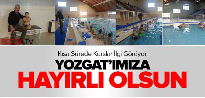 Olimpik Yüzme Havuzu Faaliyete Geçti