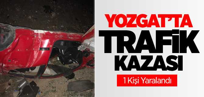Akdağmadeni'nde Trafik Kazası
