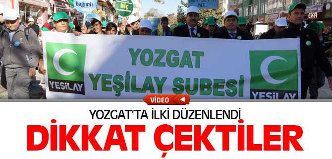 Yeşilay Haftası Yozgat'ta Çeşitli Etkinliklerle Düzenlendi