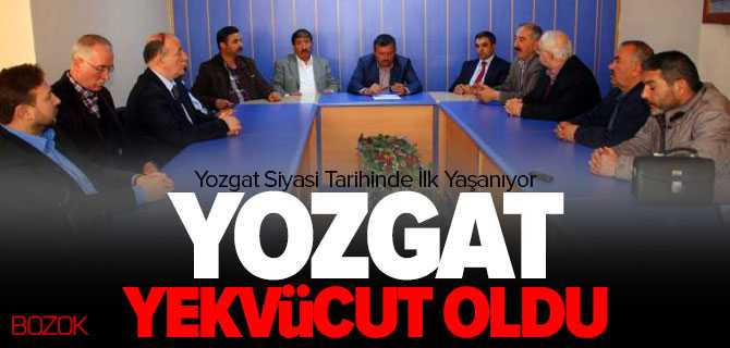 Yozgat'ta STK'lar Başbakan Bozdağ Olmalı