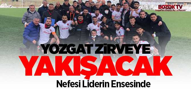 Yozgatspor liderle arasındaki puan farkını 2'ye düşürdü